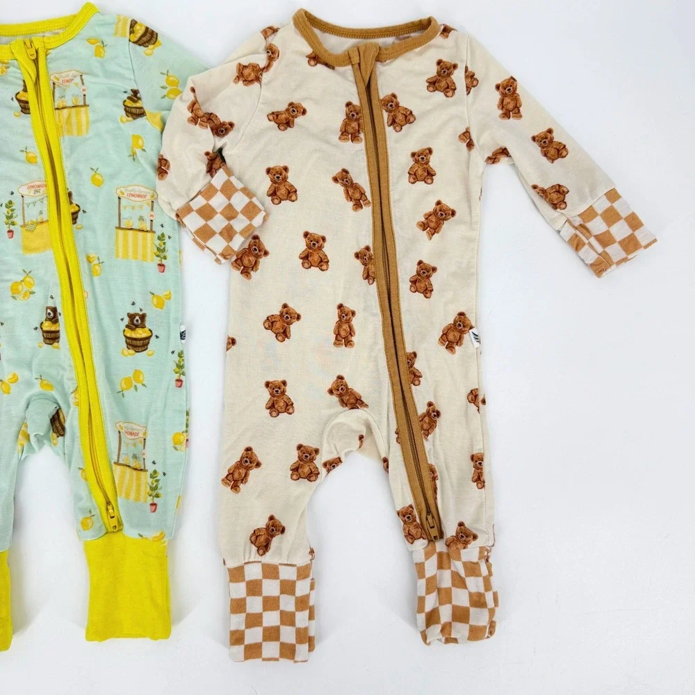 2‎ Free Birdees Bamboo Convertible Footie Pajama Lemonade Stand Bears